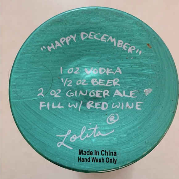 Lolita “December Birthday” Wine Glass - Picture 4 of 4